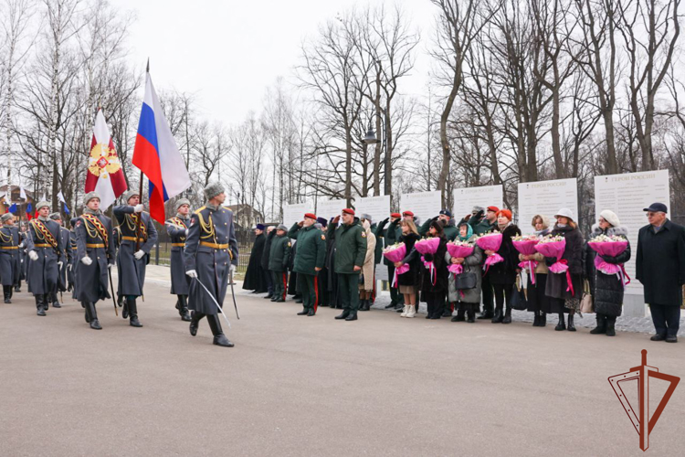 Аллея Героев открыта на территории главного храма Росгвардии (видео)