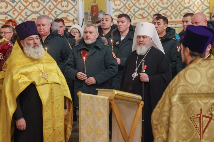Аллея Героев открыта на территории главного храма Росгвардии (видео)
