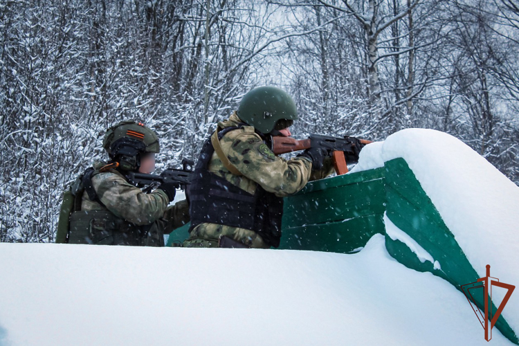 В Вологодской области прошла тренировка сотрудников спецподразделений Росгвардии (видео)