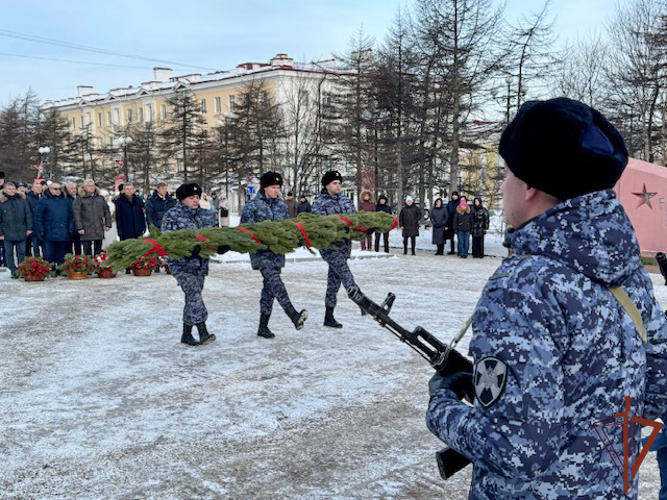 В Восточном округе Росгвардии состоялись мероприятия ко Дню Героев Отечества