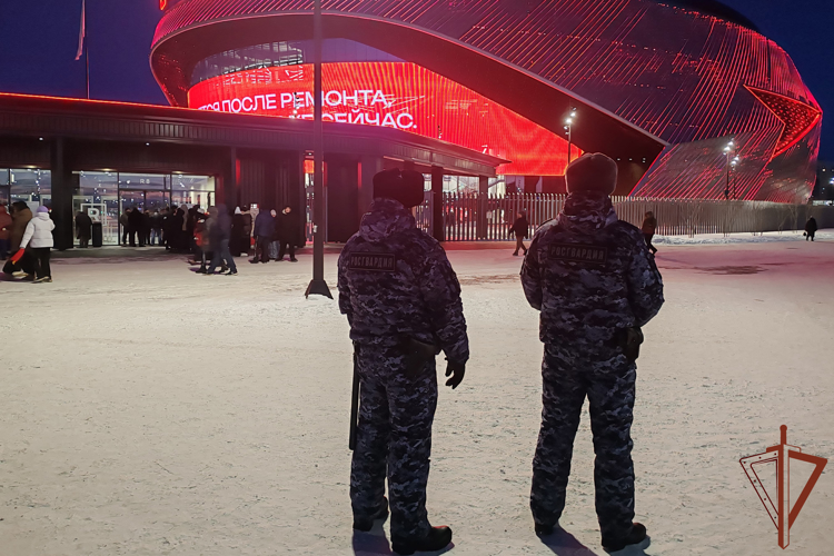 Правопорядок на матчах чемпионата КХЛ в Омске обеспечили сотрудники Росгвардии