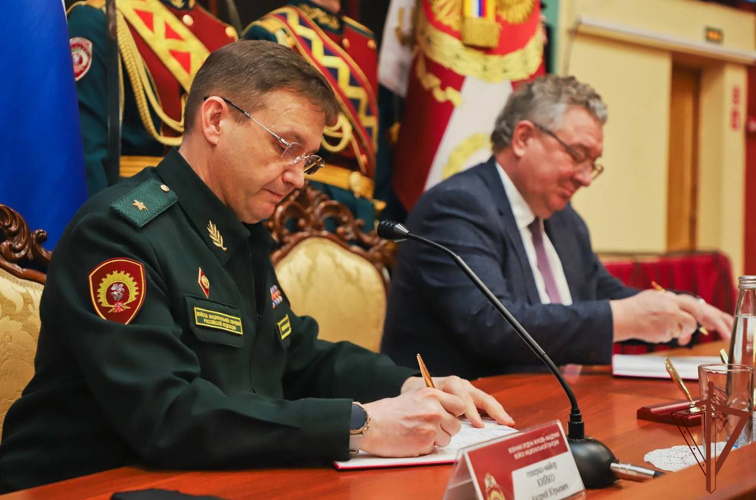 Подписано соглашение о сотрудничестве между Военной академией Росгвардии и Санкт-Петербургским политехническим университетом Петра Великого