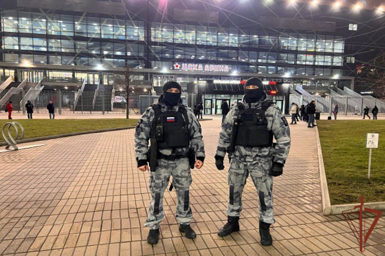 Военнослужащие и сотрудники Росгвардии обеспечили безопасность спортивных мероприятий в Москве