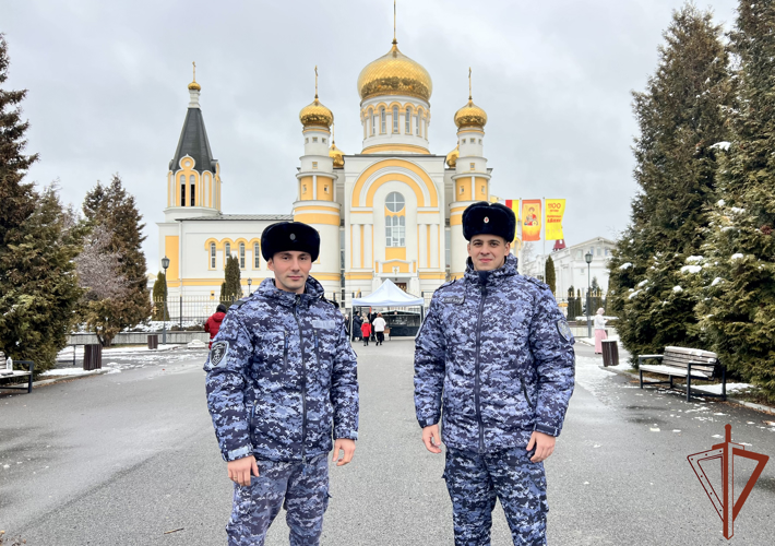 В Северо-Кавказском округе росгвардейцы обеспечили правопорядок в Крещение Господне