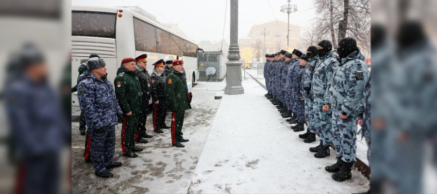 Генерал-полковник Алексей Воробьев поздравил росгвардейцев, заступающих на службу в новогоднюю ночь