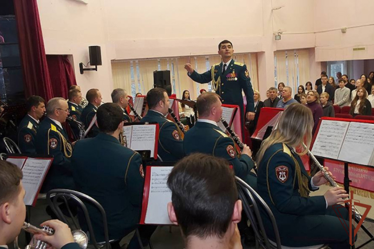 Военный оркестр Росгвардии выступил на патриотическом фестивале в Москве