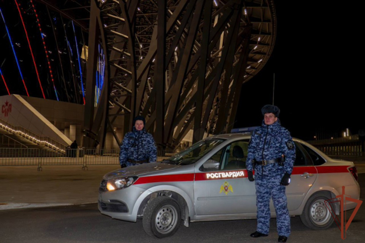 Безопасность матча КХЛ в Санкт-Петербурге обеспечили росгвардейцы