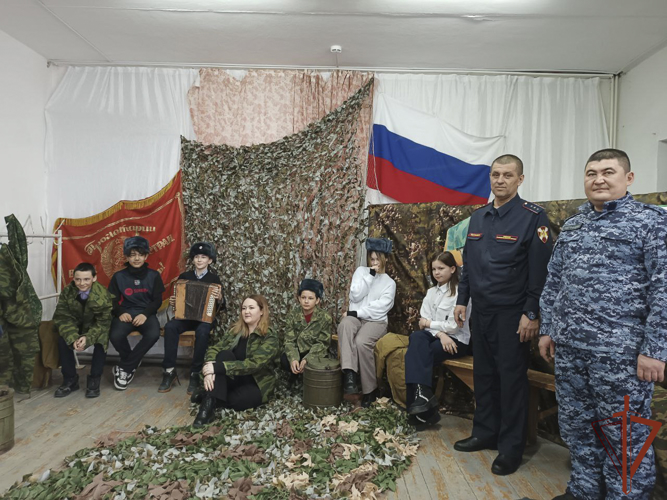 В Уральском округе Росгвардии состоялись патриотические мероприятия ко Дню защитника Отечества