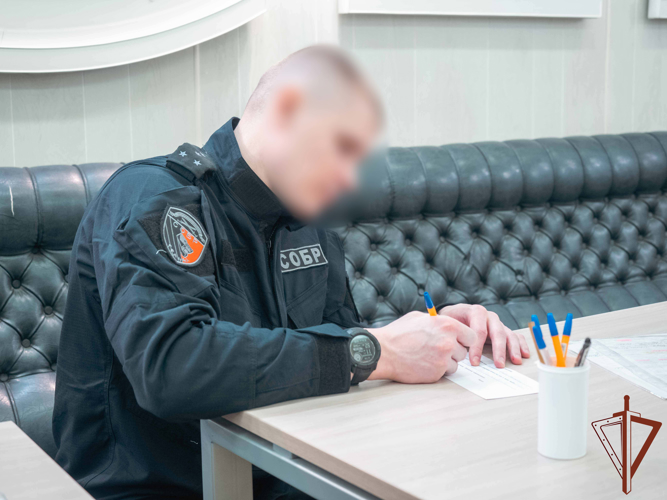 Росгвардейцы сдали кровь для нужд медучреждений Санкт-Петербурга