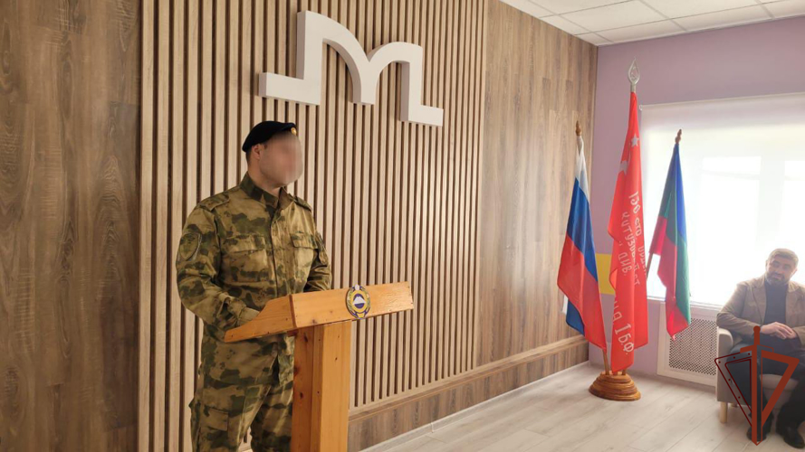 При участии росгвардейцев на Северном Кавказе продолжаются мероприятия в рамках Года защитника Отечества