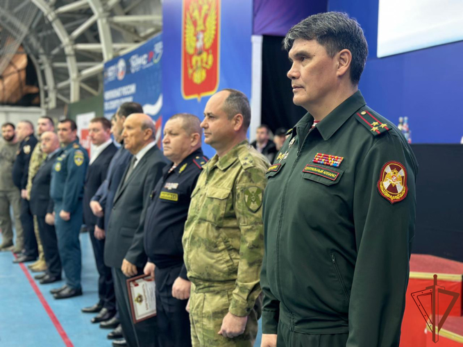 Чемпионат Росгвардии по рукопашному бою стартовал в Кабардино-Балкарии