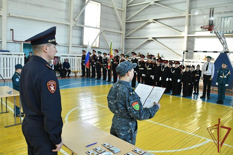 В Забайкалье открыт первый профильный класс Росгвардии
