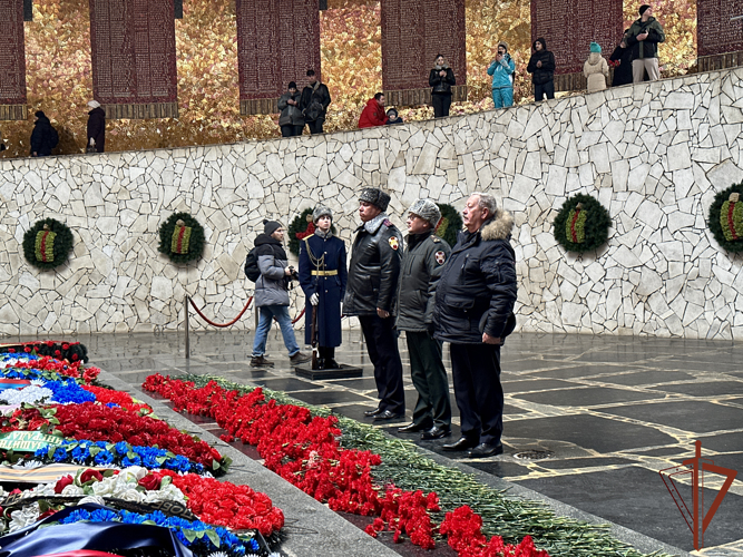 Росгвардия присоединилась к празднованию 82-й годовщины победы в Сталинградской битве