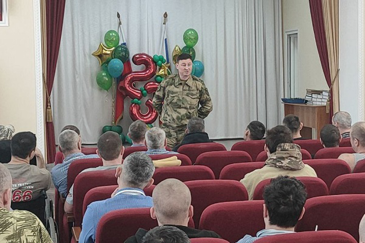 В Южном округе Росгвардии присоединились к празднованию Дня защитника Отечества