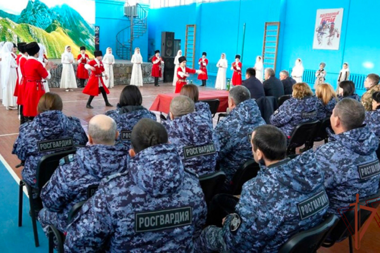 На Северном Кавказе росгвардейцы приняли участие в мероприятиях ко Дню защитника Отечества  