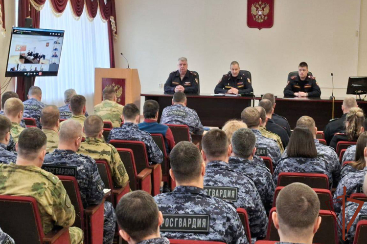 В Тюмени личному составу территориального управления Росгвардии представили нового начальника