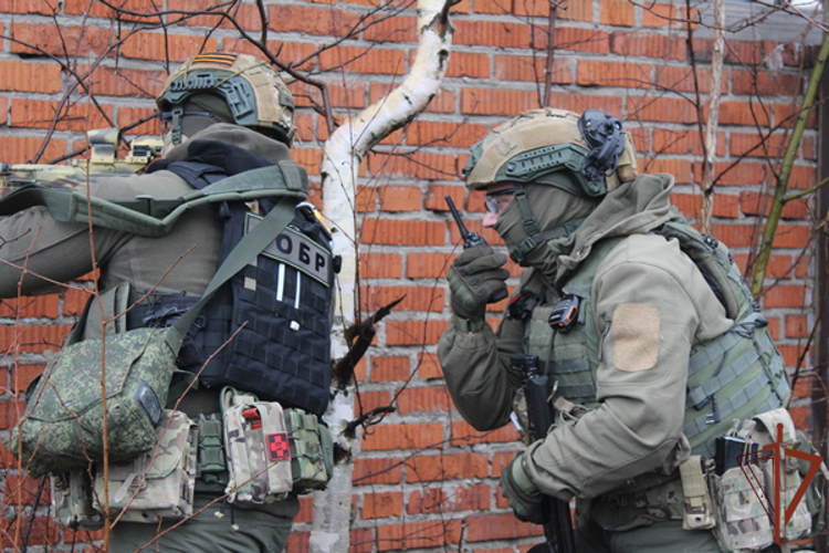 В Вологде спецназ Росгвардии провел тактико-специальную тренировку (видео)