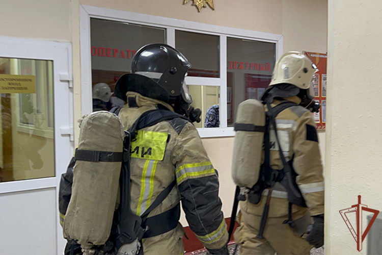 В Еврейской автономной области прошла межведомственная тренировка Росгвардии и МЧС