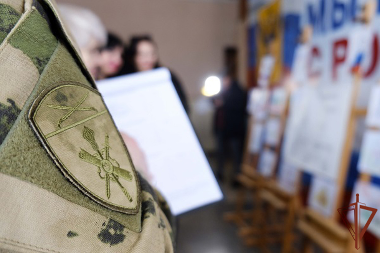 В Херсонской области открылась выставка детского рисунка «Моя Росгвардия»