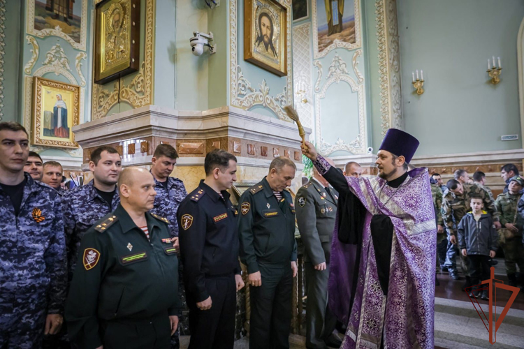 В День  Росгвардии в  Ставрополе состоялся молебен о даровании Победы русскому воинству