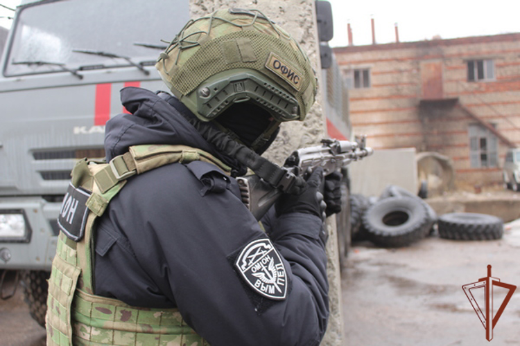 В Вологде спецназ Росгвардии провел тактико-специальную тренировку (видео)