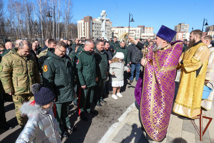 В главном храме Росгвардии состоялось богослужение, посвящённое Дню войск национальной гвардии (видео)