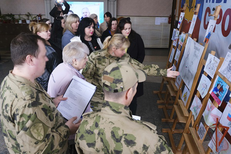 В Херсонской области открылась выставка детского рисунка «Моя Росгвардия»