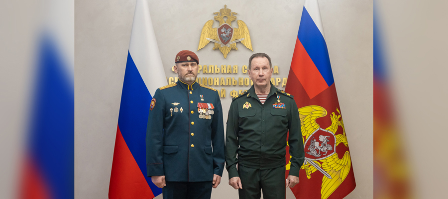 Генерал армии Виктор Золотов поздравил военнослужащих и сотрудников Росгвардии с присвоением званий высших офицеров и специальных званий высшего начальствующего состава (видео)