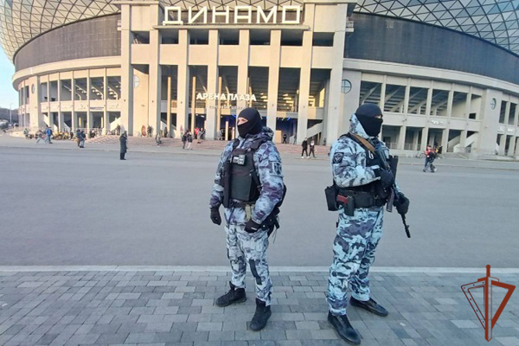 Охрану общественного порядка и безопасность на хоккейных матчах в Москве обеспечила Росгвардия