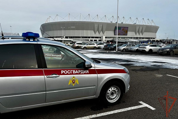 Росгвардия обеспечила безопасность проведения футбольного матча РПЛ в Ростове-на-Дону