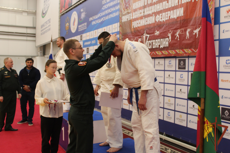 Чемпионат Южного округа Росгвардии по дзюдо прошел в Краснодарском крае