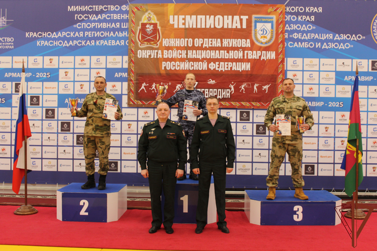 Чемпионат Южного округа Росгвардии по дзюдо прошел в Краснодарском крае