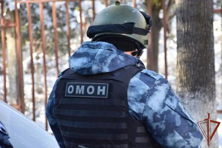 В Архангельской области при силовой поддержке ОМОН Росгвардии задержан подозреваемый в совершении нескольких преступлений
