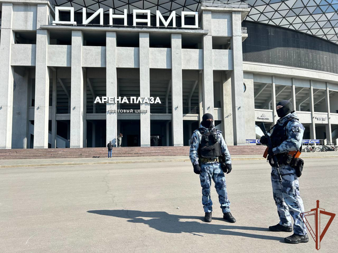 Росгвардейцы приняли участие в обеспечении безопасности во время проведения спортивных мероприятий в Москве