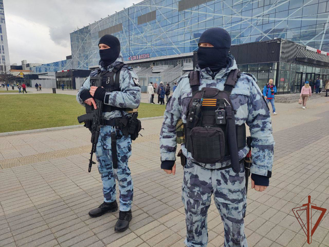 Росгвардейцы обеспечили безопасность спортивных матчей в Москве