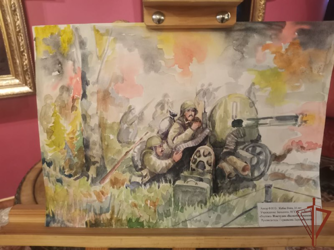 В Галерее Александра Шилова открылась выставка рисунков кадет и детей росгвардейцев, посвященная 80-летию Победы в Великой Отечественной войне (видео)