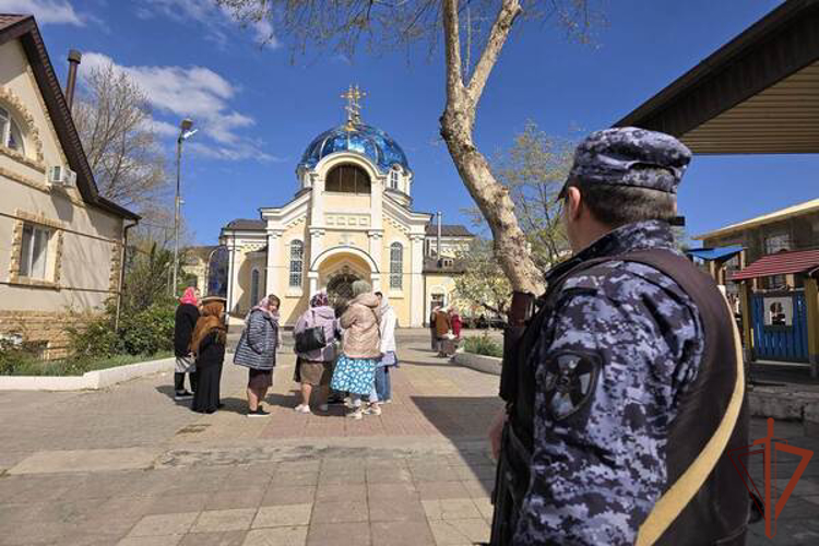 На Северном Кавказе Росгвардия обеспечила безопасность в Вербное воскресенье