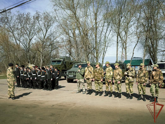 Патриотические мероприятия провели росгвардейцы в Центральном федеральном округе