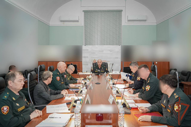 Заседание Военного совета состоялось в Северо-Западном округе Росгвардии 