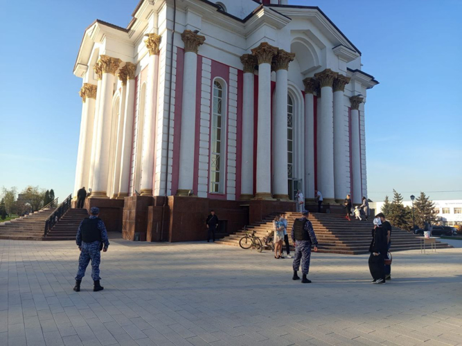 Росгвардейцы Центрального округа приняли участие в обеспечении безопасности празднования Светлой Пасхи