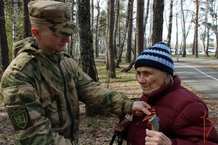 В Уральском округе Росгвардии проходят мероприятия в честь 80-летия Великой Победы