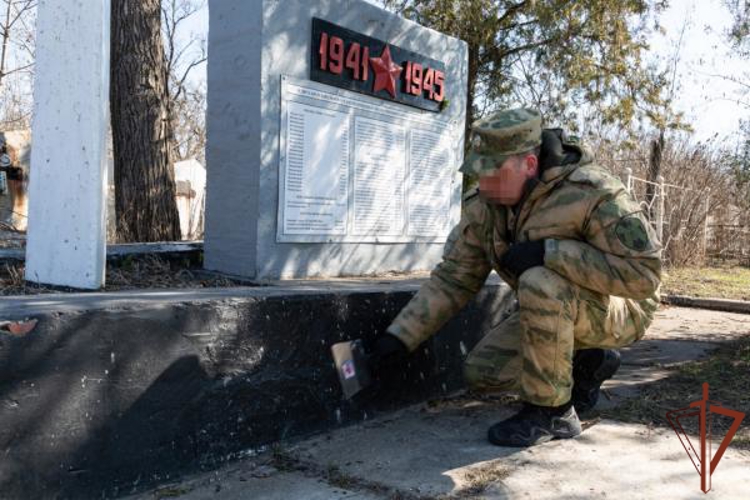 В ДНР завершилась патриотическая акция Росгвардии «80 шагов Великой Победы»