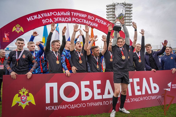 В Росгвардии наградили победителей Международного турнира по регби-7 (видео)