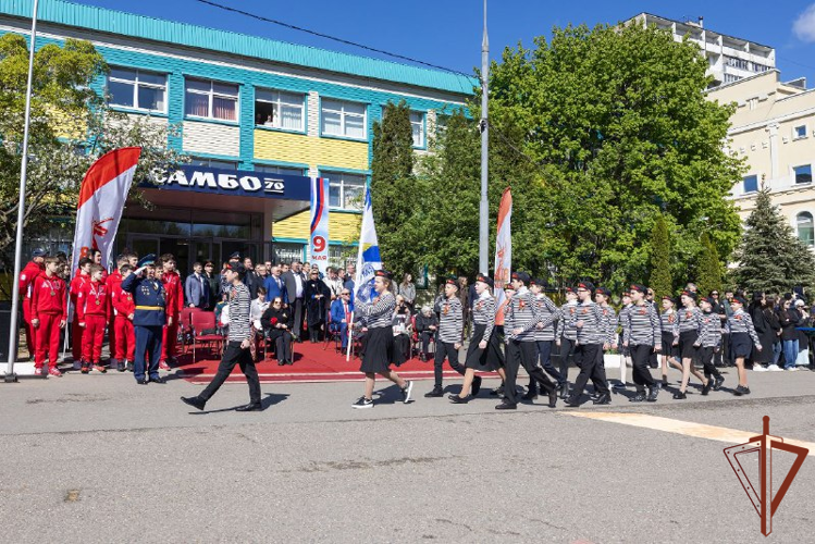 Росгвардия приняла участие в патриотическом конкурсе «Смотр строя и песни»