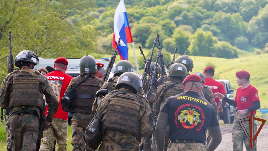 В Южном округе Росгвардии прошли испытания на право ношения крапового берета