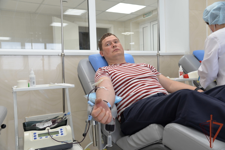 Национальный проект «Код донора. Защитники Отечества» поддержали росгвардейцы из  Екатеринбурга