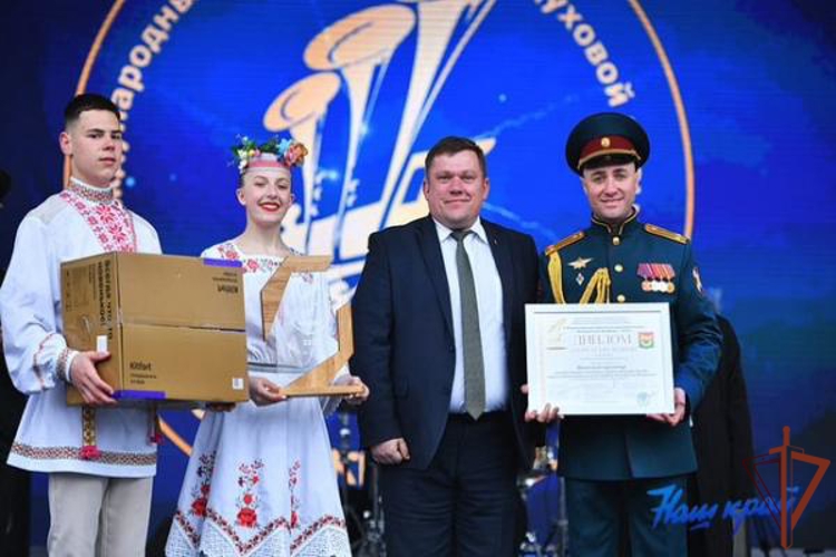 Военный оркестр штаба Северо-Западного округа Росгвардии успешно выступил на V Международном фестивале духовой музыки «Белорусские фанфары»
