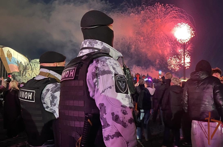 Росгвардия обеспечила общественную безопасность при праздновании Дня Великой Победы в Москве