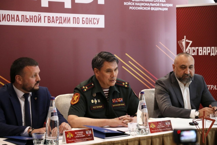 Пресс-конференция в преддверии чемпионата Росгвардии по боксу «Кубок Победы» состоялась в Москве