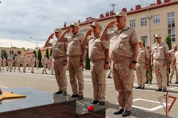 Сбор с офицерами технического обеспечения проходит в Северо-Кавказском округе Росгвардии